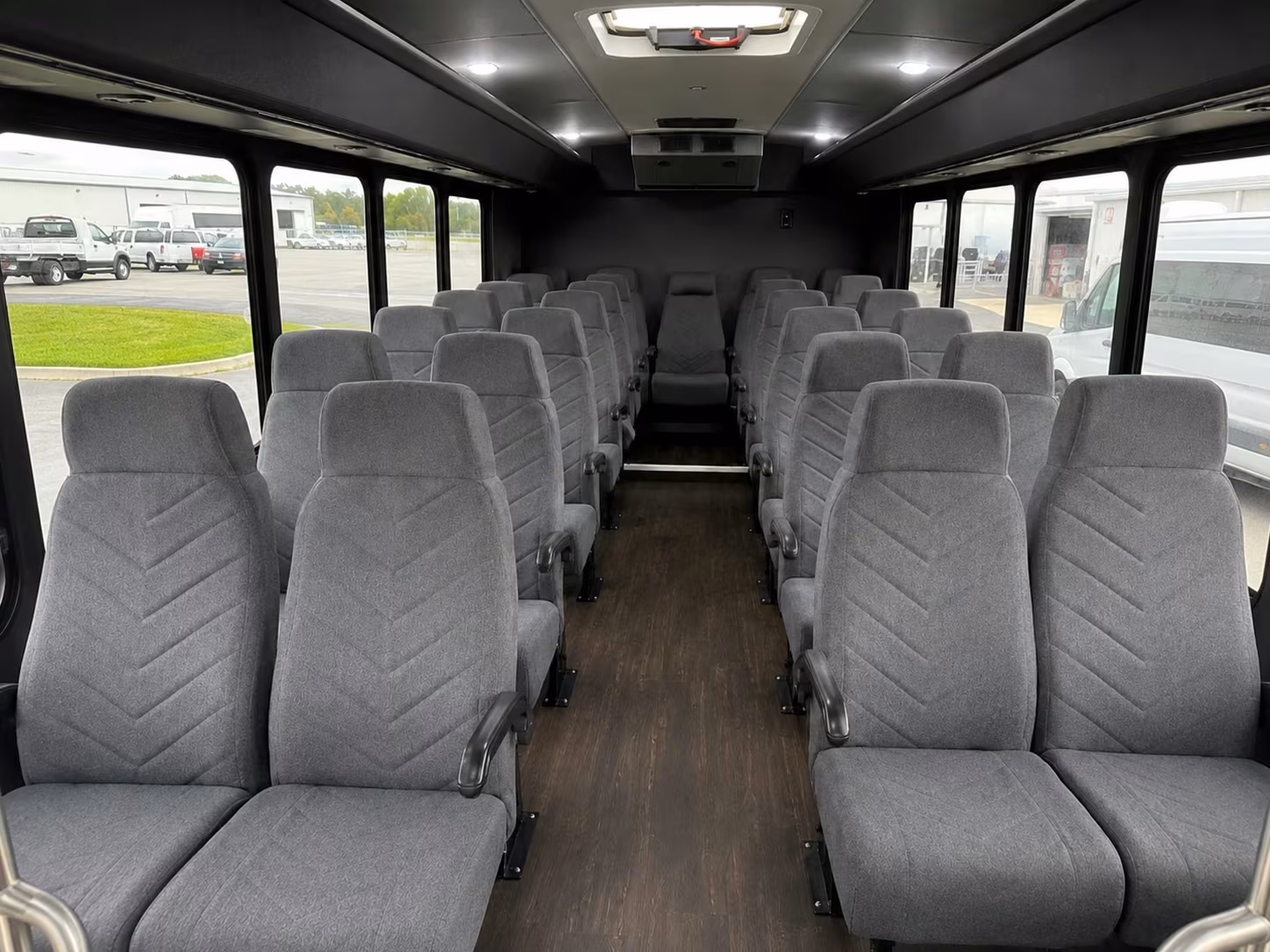 20 passenger minibus inside