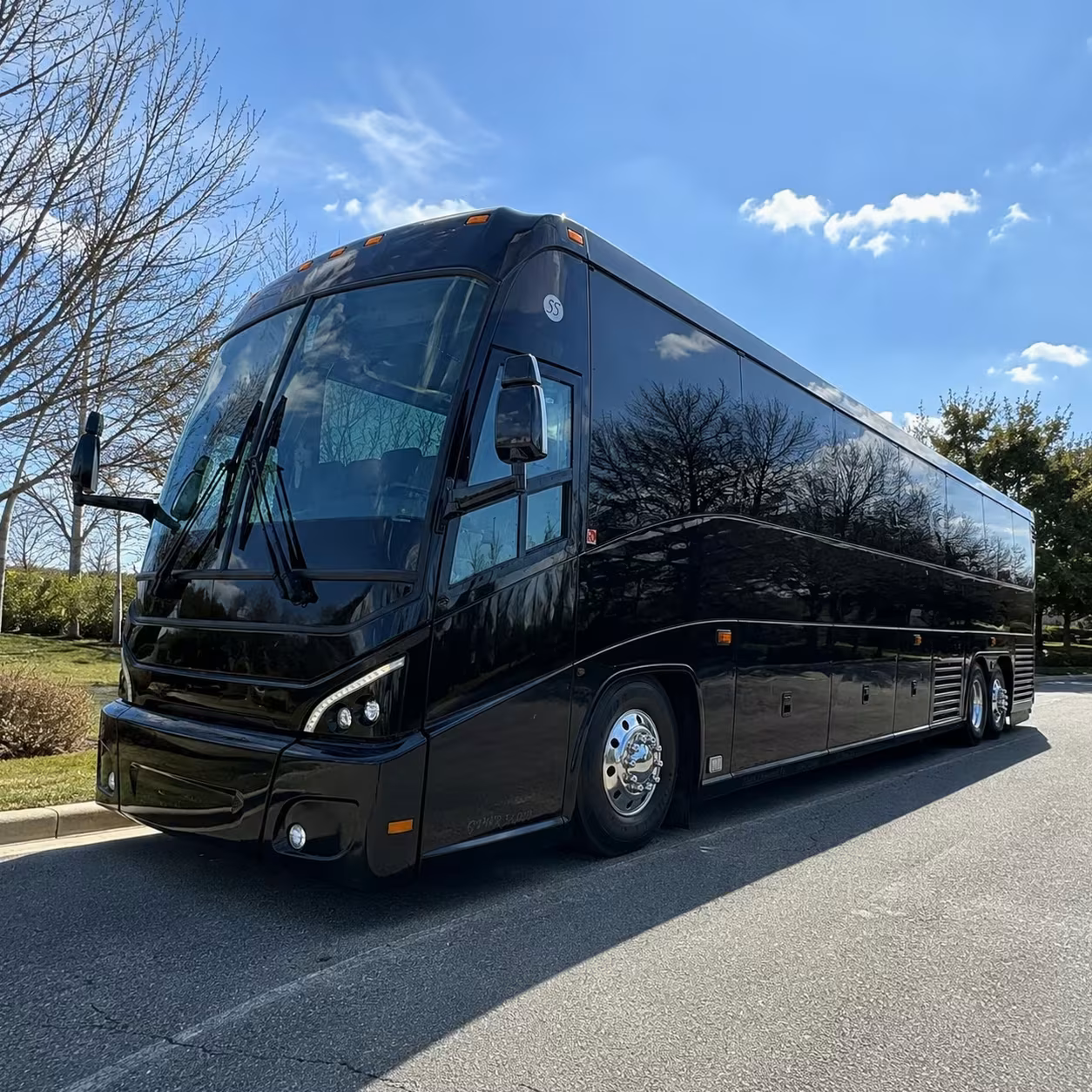 livermore charter bus rental exterior