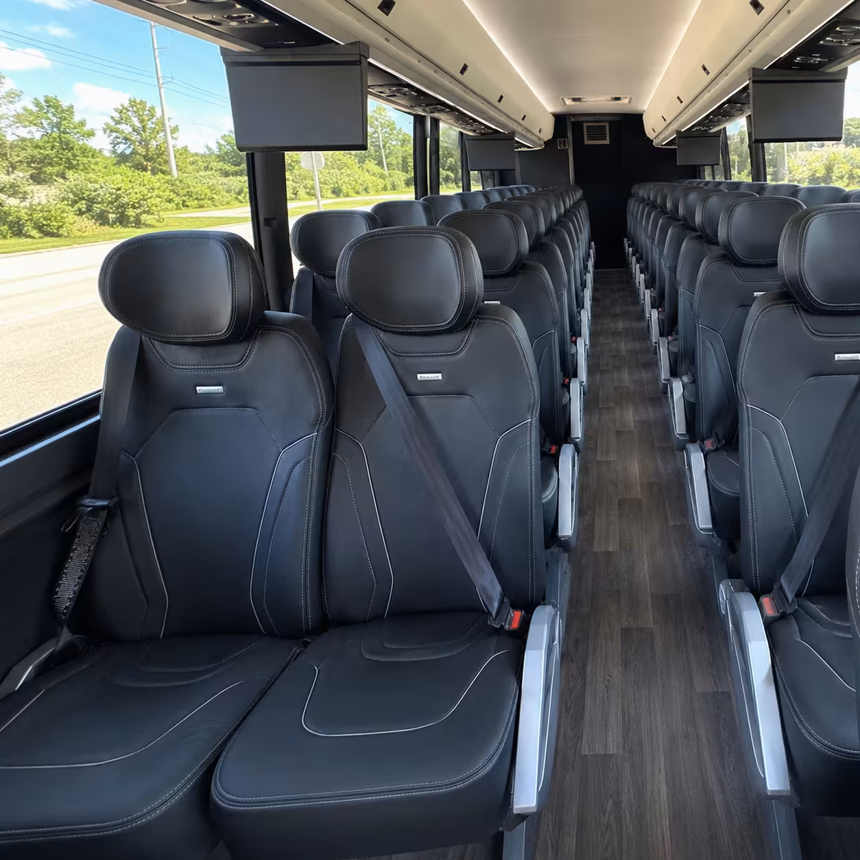 livermore charter bus rental interior