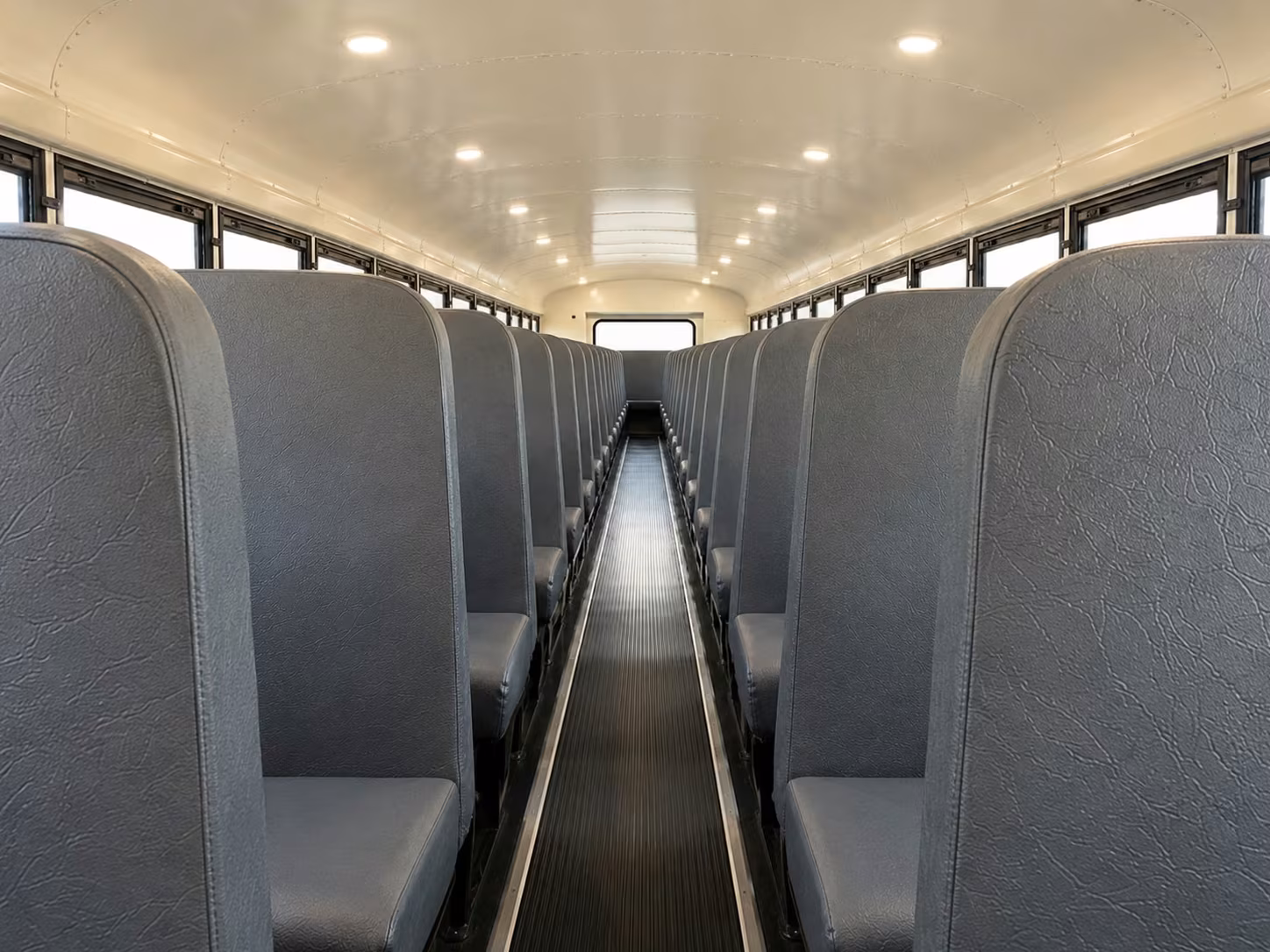 school bus inside